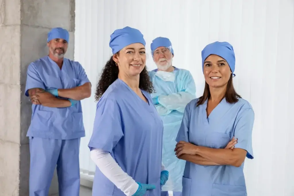 Team of Nurses Smiling